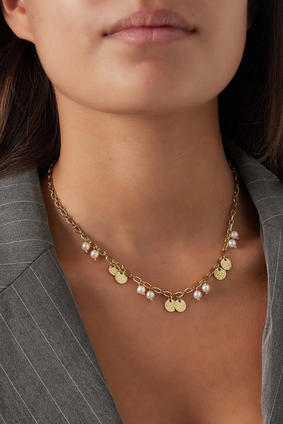 Ketting Lucky Pearls