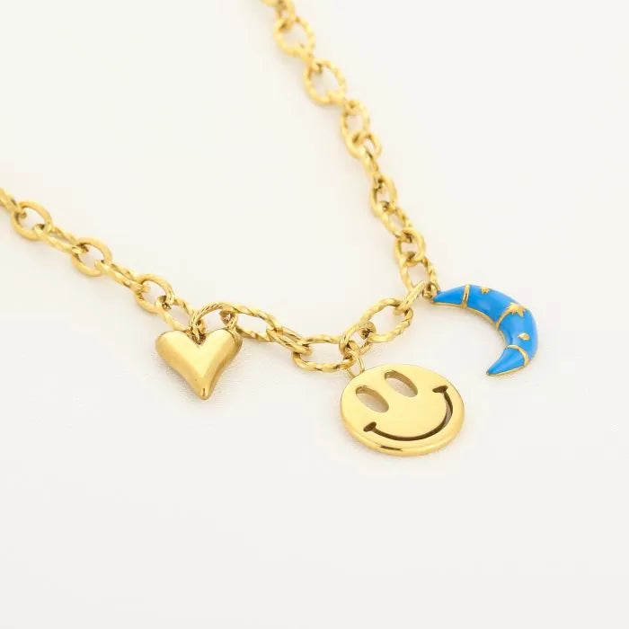 Ketting Charms gold