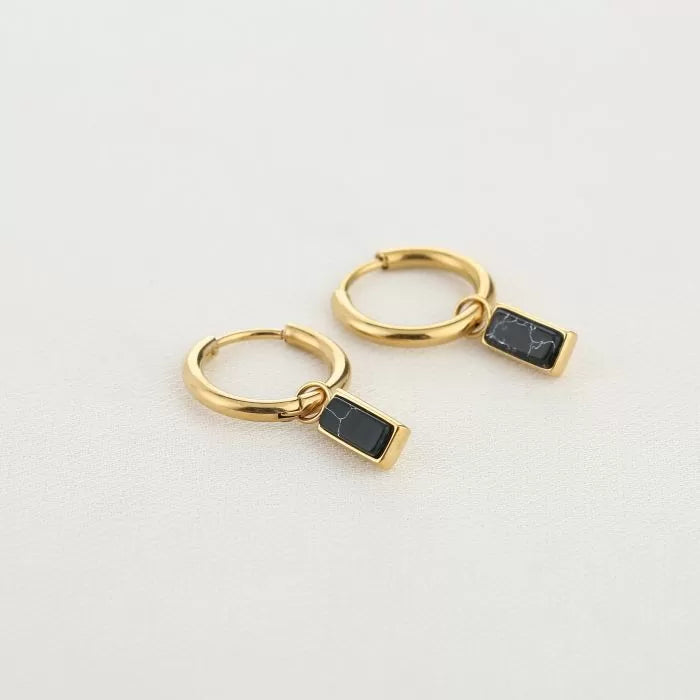 Oorbellen Anna black