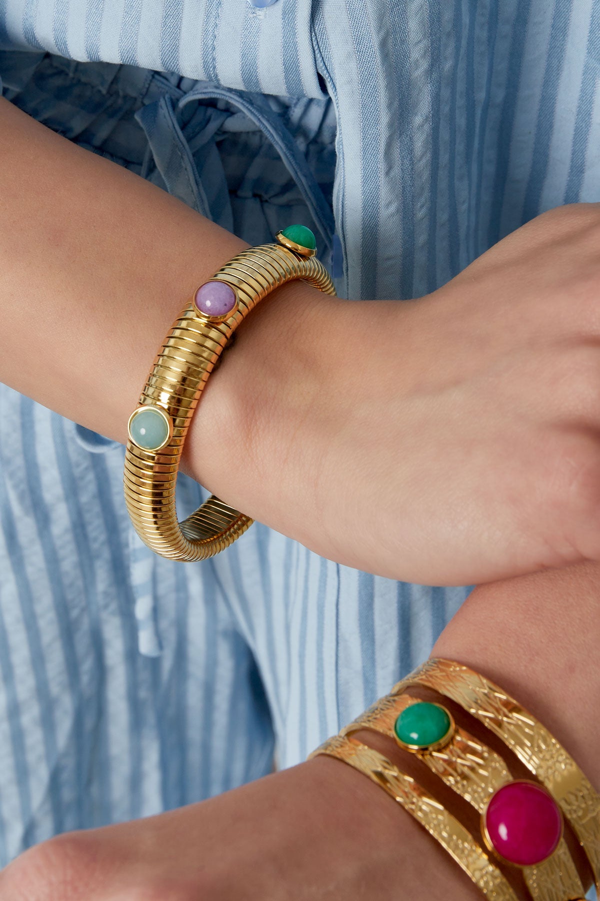 Bohemian armband stones