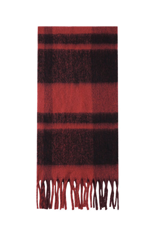 Winter scarf Bordeaux