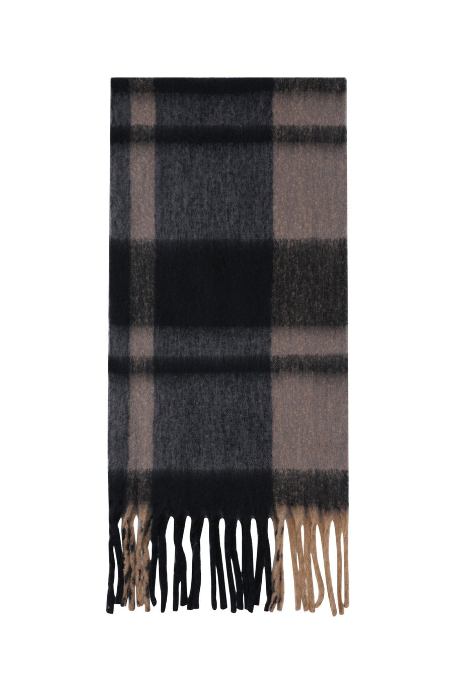 Winter scarf bruin beige