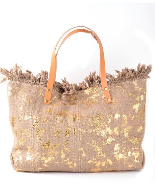 Beachbag taupe