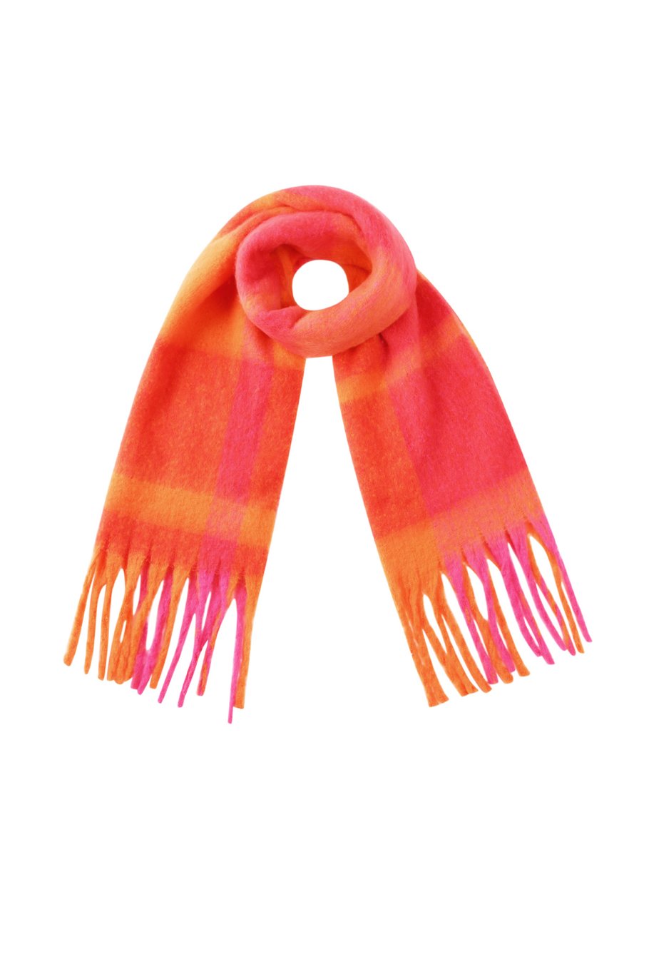 Winter scarf pink