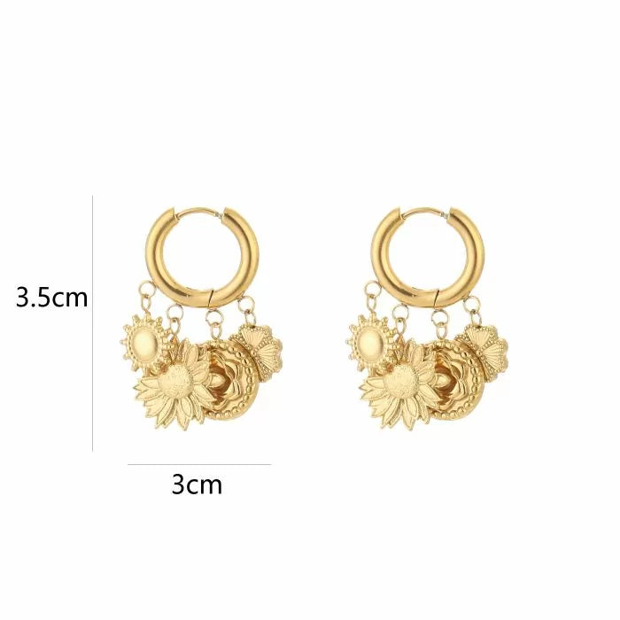 Oorbellen Sunny gold