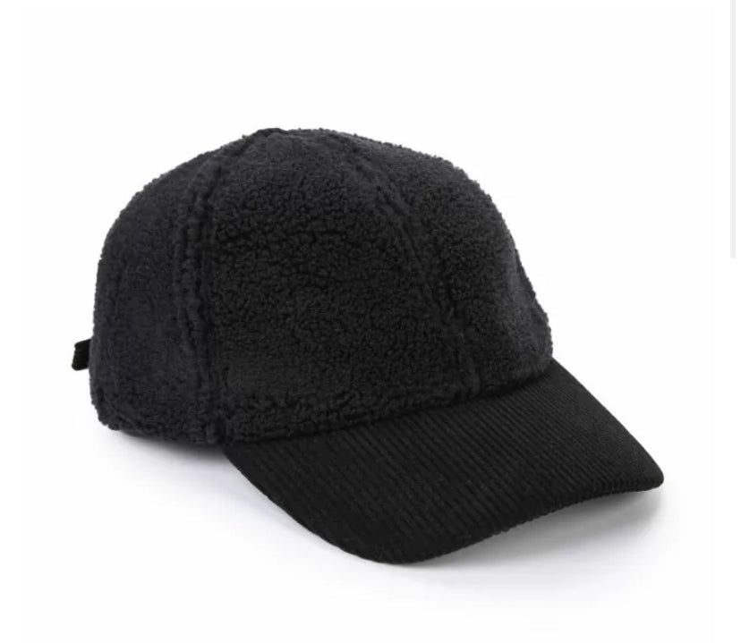 Cap teddy ribbel