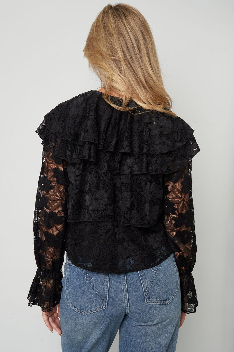 Layered blouse lace